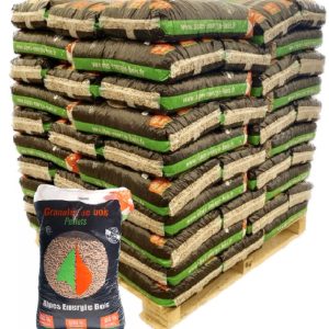 Alpes Énergie Bois Holzpellets – Palette 70 Sack à 15 kg (1.050 kg)