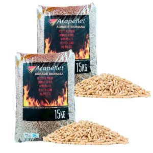 Arapellet Holzpellets ENplus A1 & DINplus – Palette 77 Sack à 15 kg