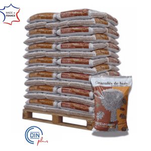 Ardenforest Holzpellets DINplus – Palette 70 Sack à 15 kg (1.050 kg)