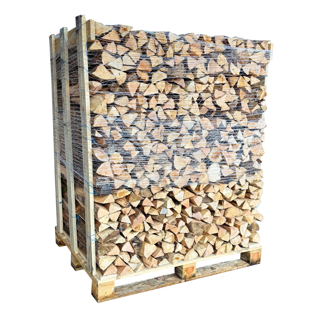 Backholz Palette Buche 50 cm ofengetrocknet – 2 Raummeter für Pizzaofen & Brotbackofen
