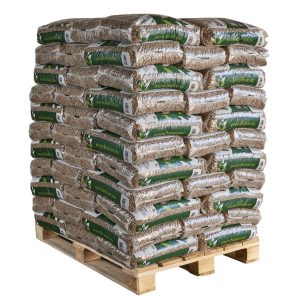 Biosar Holzpellets – Palette 77 Säcke à 15 kg (1.155 kg)