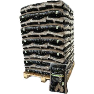 Biosyl 5.0 Premium Holzpellets – Palette 72 Säcke (1.080 kg)