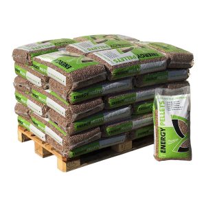 Energy Pellets Holzpellets – 1/2 Palette 36 Säcke à 15 kg (540 kg)