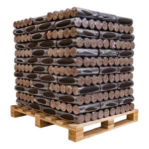 EO2 Nacht-Holzbriketts Palette 520 Stück – Langzeitbrenner ca. 1 Tonne