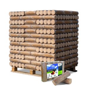 EO2 Tages-Holzbriketts Palette 520 Stück – ca. 1 Tonne