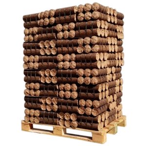 Holzbriketts Nachtbriketts mit Miscanthus – Palette 960 kg