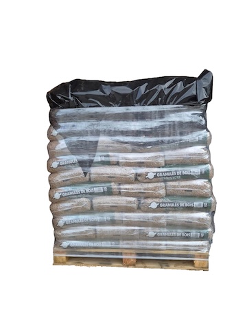 Holzpellets Eco Bois Énergie Premium DINplus – Palette 66 Sack à 15 kg (990 kg)
