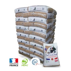 Holzpellets Le Petit Scieur – Palette 65 Sack à 15 kg (975 kg)