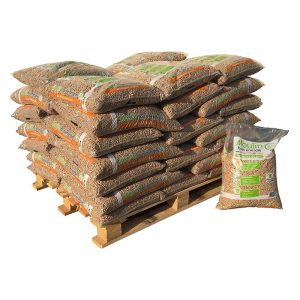 Holzpellets Moulin Bois Énergie – Halbpalette 36 Sack à 15 kg (540 kg)