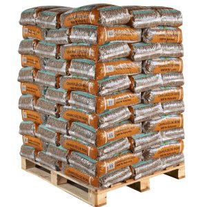 Holzpellets Pépites – Palette 70 Sack à 15 kg (1.050 kg)