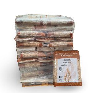 Holzpellets Rochefort Pellets DINplus – Palette 72 Sack à 15 kg (1.080 kg)
