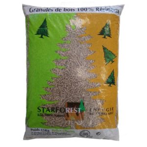 Holzpellets Starforest DINplus – Palette 70 Sack à 15 kg