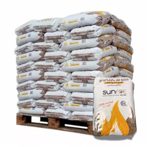 Holzpellets Sun Fire – Palette 70 Sack à 15 kg (1.050 kg)